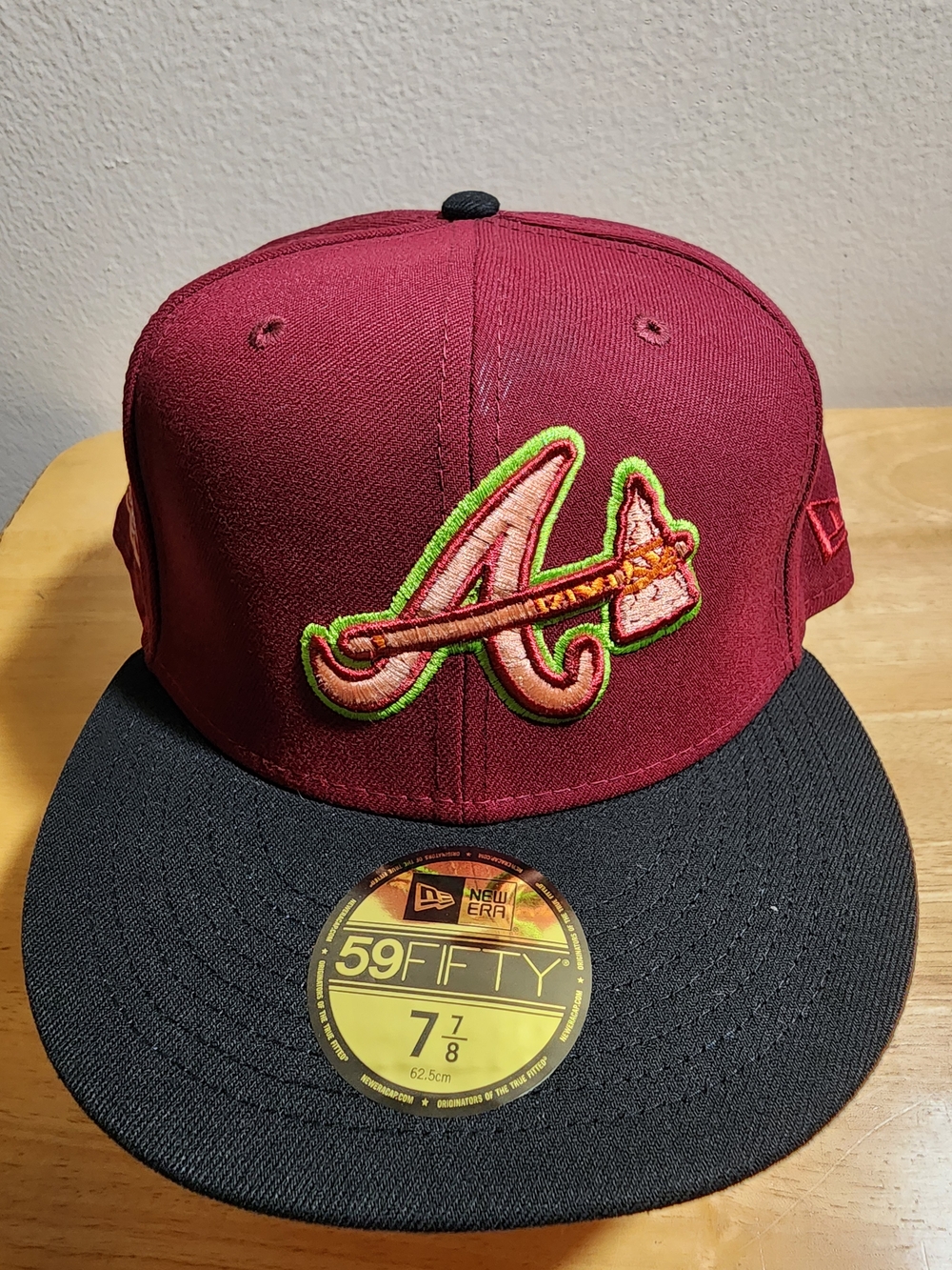 Atlante Braves New Era 59FIFTY Fitted Hat 40 Year Side Patch